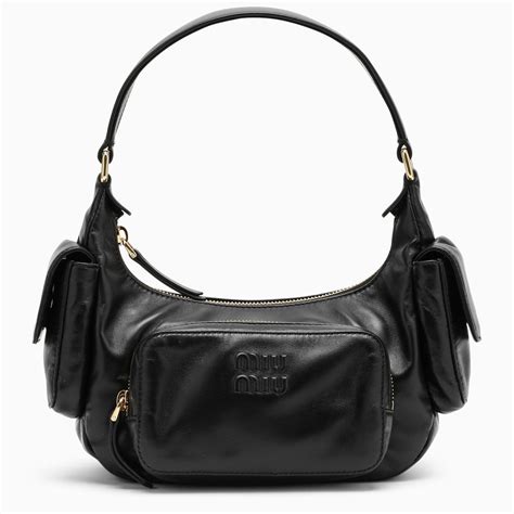 miu miu nappa leather pocket bag|Black Nappa Leather Pocket Bag .